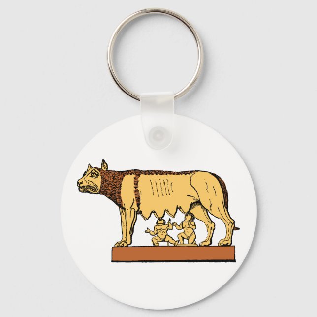 Romulus and Remus Key Ring (Front)