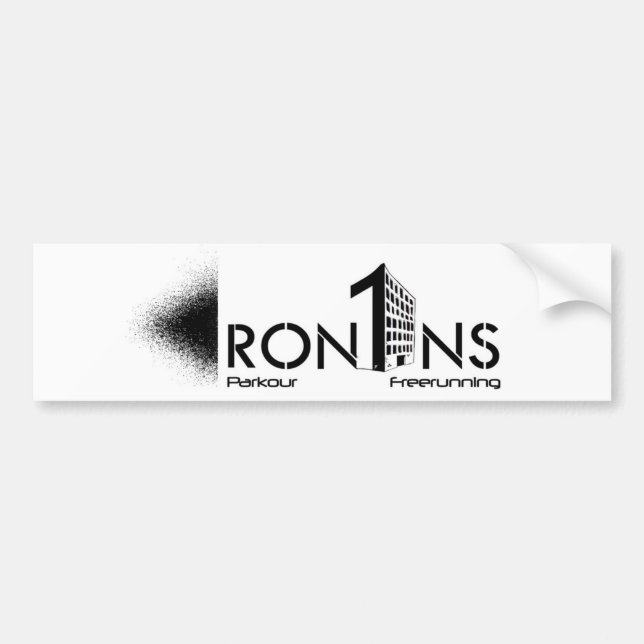 Ron1ns white Sticker (Front)