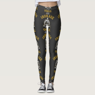 Ron Age Temple Est 1978 Committed   Vintage Gym Leggings