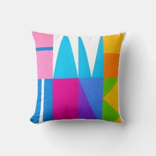 Ron Burkhardt's Art of The Hampton's Letterscape Cushion