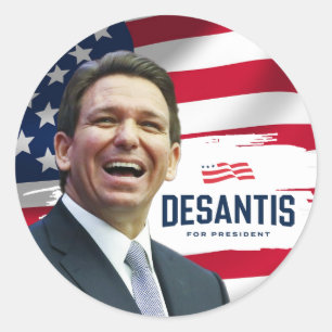Ron DeSantes for President 2024 Classic Round Sticker