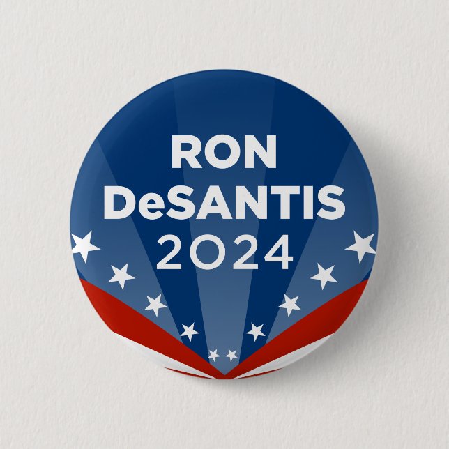 Ron DeSantis 2024 6 Cm Round Badge (Front)