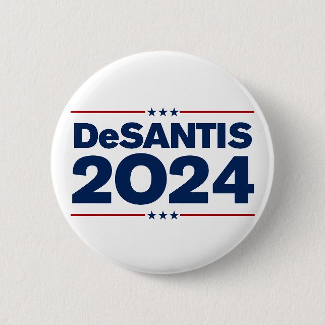 Ron DeSantis 2024 6 Cm Round Badge (Front)