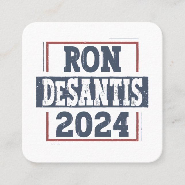 Ron DeSantis 2024  Square Business Card (Front)