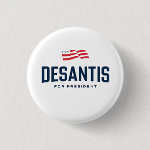 Ron DeSantis for President 2024 3 Cm Round Badge