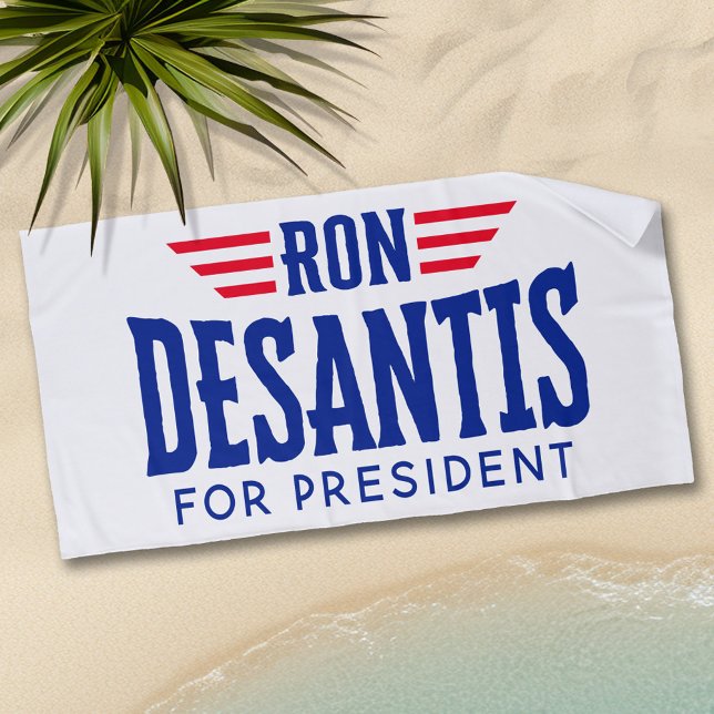 Ron DeSantis for President 2024 - Campaign Beach Towel (Ron DeSantis Beach Towel)