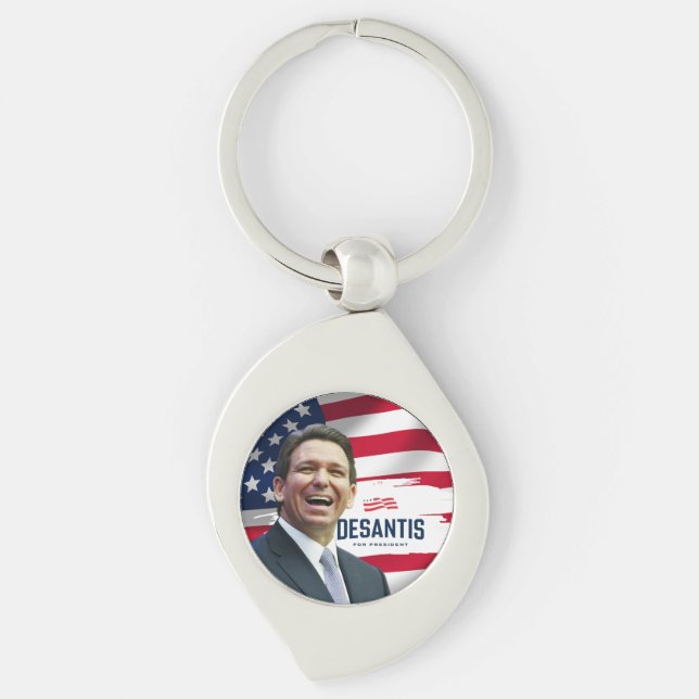 Ron Desantis for President 2024 Key Ring (Front)