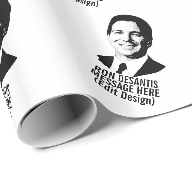 Ron Desantis Personalised Wrapping Paper (Roll Corner)