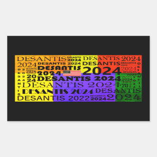 Ron DeSantis Rectangular Sticker