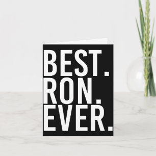 Ron ever funny men father's gift idea performance card