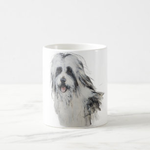 Ron Hevener Bearded Collie Coffee Mug
