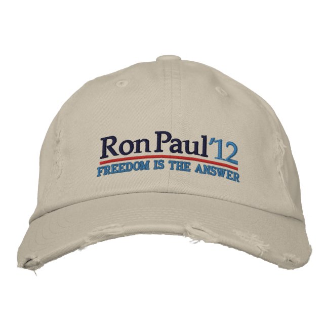 Ron Paul ’12 Campaign style Hat (Front)