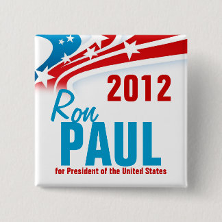 Ron Paul 15 Cm Square Badge