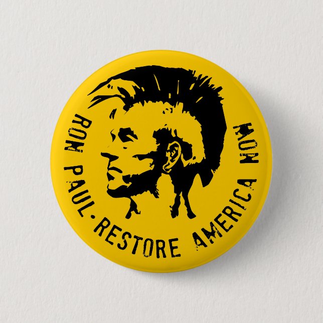 Ron Paul 2012 6 Cm Round Badge (Front)
