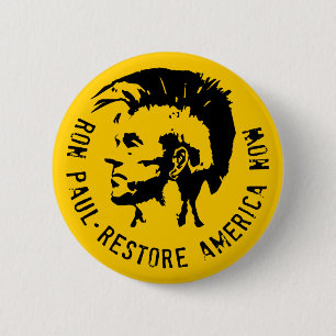 Ron Paul 2012 6 Cm Round Badge