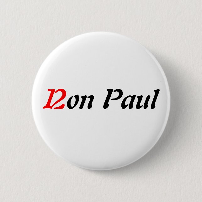Ron Paul 2012 6 Cm Round Badge (Front)