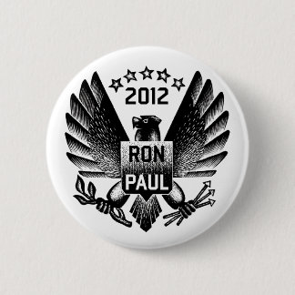 Ron Paul 2012 Black Eagle 6 Cm Round Badge