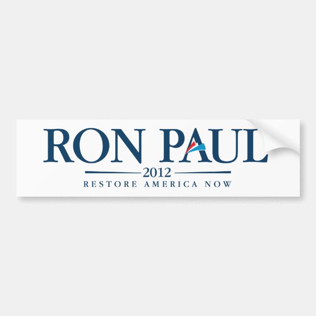 Ron Paul 2012 Bumper Sticker (Front)