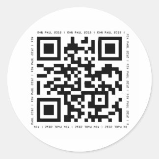 Ron Paul 2012 Classic Round Sticker