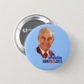 Ron Paul 2012 for President 6 Cm Round Badge (Front & Back)