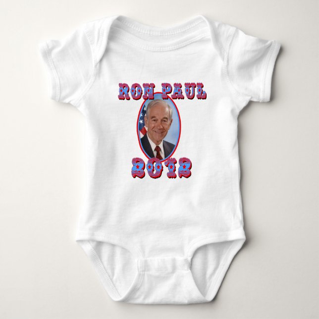 Ron Paul 2012 for President USA Baby Bodysuit (Front)