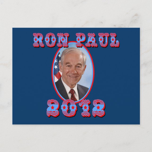 Ron Paul 2012 for President USA Postcard (Front)