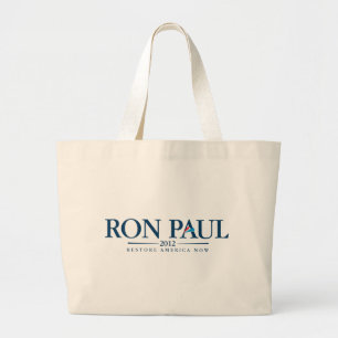 Ron Paul 2012 Large Tote Bag