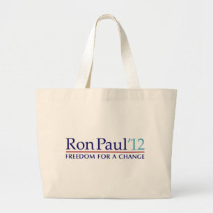 Ron Paul 2012 Large Tote Bag