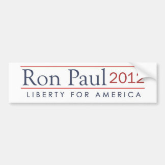 Ron Paul 2012 Liberty for America Bumper Sticker