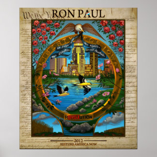 Ron Paul 2012: LIberty for Iowa Poster