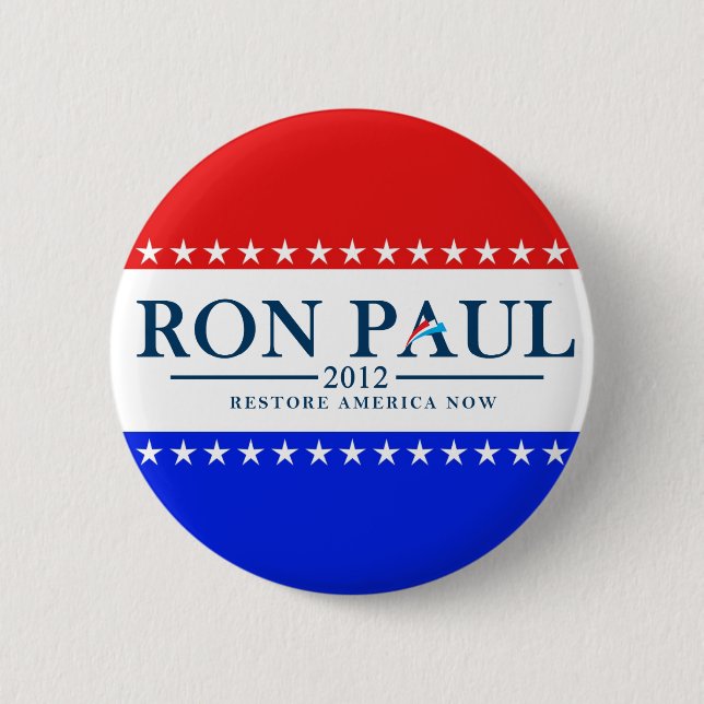 Ron Paul 2012 - Restore America Now Pins (Front)