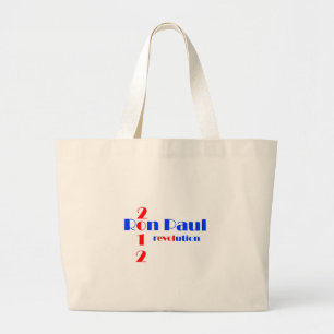 Ron Paul 2012 Revolution Large Tote Bag