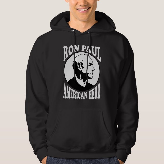 Ron Paul American Hero Hoodie (Front)