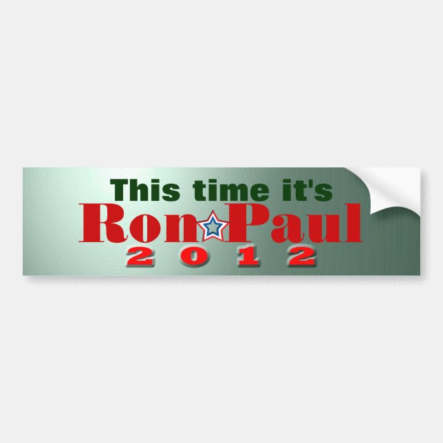 Ron Paul Bumper Sticker (Front)