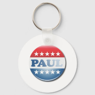 RON PAUL CAMPAIGN BUTTON KEY RING