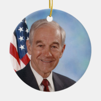 Ron Paul Ceramic Tree Decoration