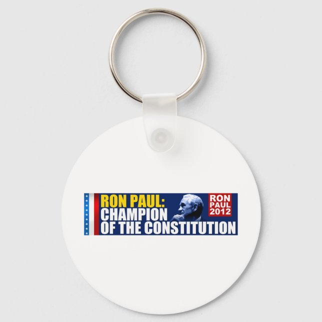 Ron Paul: Champion of the Constitution Key Ring (Front)
