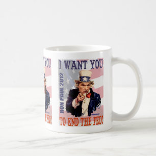 Ron Paul End The Fed 2012 Coffee Mug