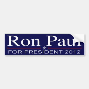 Ron Paul for President 2012 Bumper Sticker