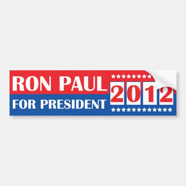 Ron Paul for President 2012 Bumper Sticker (Front)