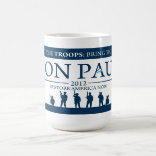 Ron Paul for President 2012 Campaign Coffee Cup