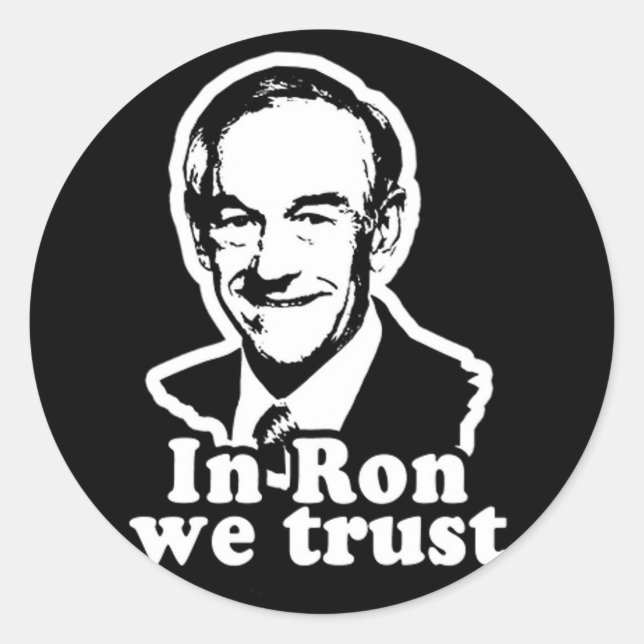 Ron Paul for President 2012 Campaign Sticker (Front)