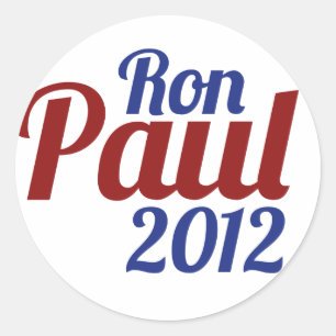 Ron Paul for President 2012 Classic Round Sticker