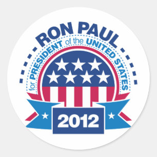 Ron Paul for President 2012 Classic Round Sticker