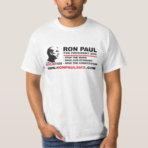 Ron Paul For President 2012- Save the Constitution T-Shirt