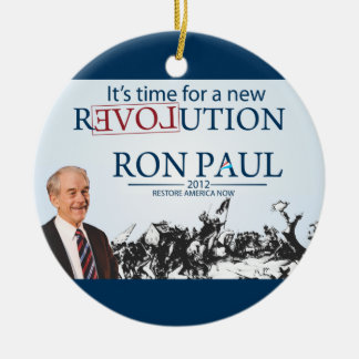 Ron Paul for President Ceramic Ornament