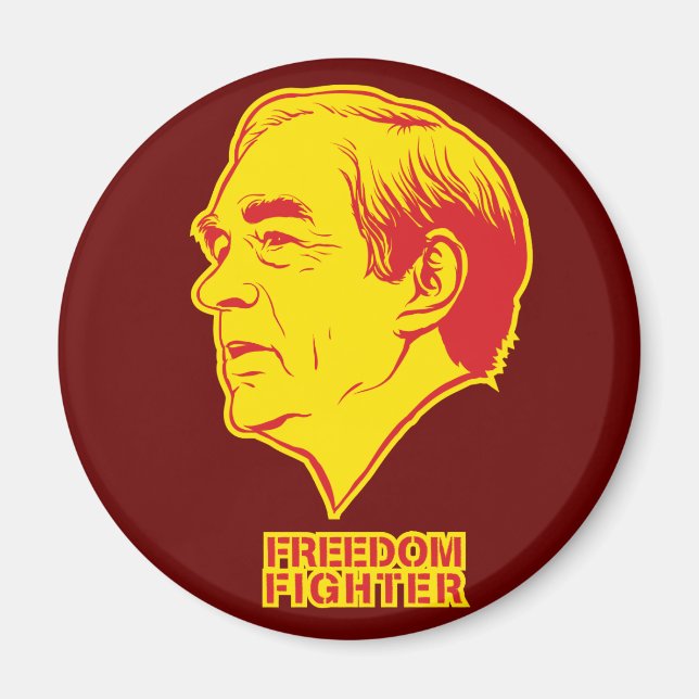 Ron Paul Freedom Fighter Magnet (Front)
