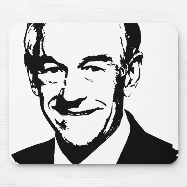 Ron Paul Gear Mouse Pad (Front)