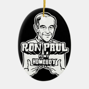 Ron Paul Is My Homeboy Ornament