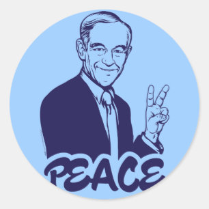 Ron Paul Peace Stickers